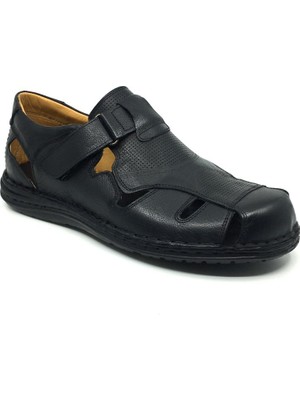 Luis Figo Içi Dışı Deri Erkek Günlük Rahat Yazlık Sandalet Terlik