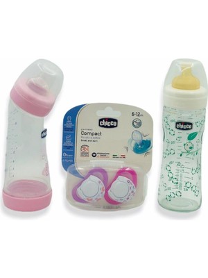 Chicco Bebeğinizin Ilk Seti 3'lü Fırsat Paketi - Pembe