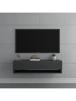 Myniture Duvara Monte Tv Sehpası Antrasit S6101-4