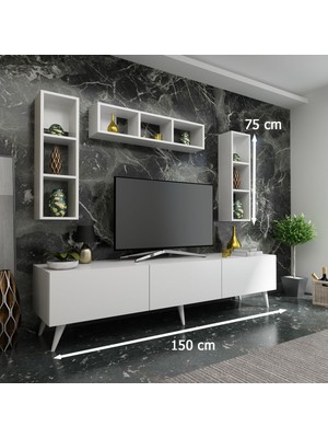 Myniture Festival Tv Ünitesi Q3807-1 Beyaz