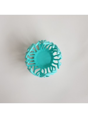 3D Sepetim Dekoratif Mercan Temalı Mumluk Renk Şeçenekli 92X92X82 mm