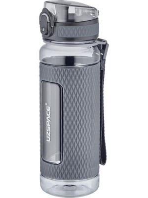 Uzspace Fiftyfifty 520ML Tritan Su Matarası Silikon Korumalı Kaydırmaz Gövde