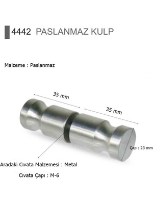 Eym Paslanmaz Kulp 4442