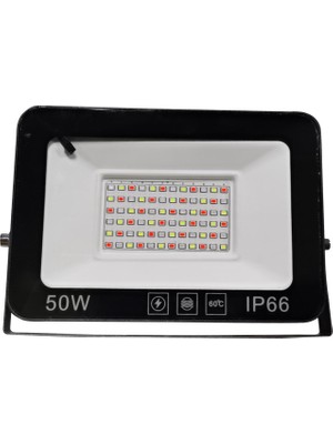 Remiel Rgb LED Sel Işık Lambası Renk Değiştirme W / Uzaktan Floodlight Su Geçirmez 50 W (Yurt Dışından)