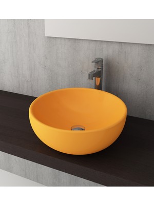 Bocchi Venezia 45 cm Mandalina Sarısı Çanak Lavabo 1119-021-0125