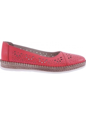 DGN P24-22Y Kadın Soft Anatomıc Footwear Derı Babet