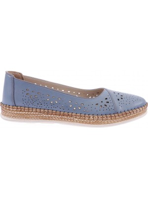 DGN P24-22Y Kadın Soft Anatomıc Footwear Derı Babet