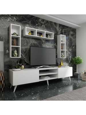 Myniture Festival Tv Ünitesi Q3806-1 Beyaz