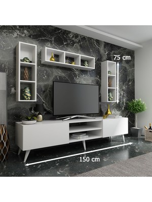 Myniture Festival Tv Ünitesi Q3806-1 Beyaz