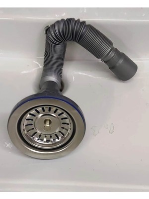 Gralux Evye Çöpmak Geniş Ağızlı Lavabo ve Evye Sifonu