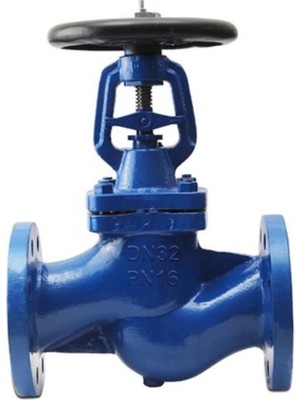 Termo Metal Körüklü Glob Vana Pik DN32 PN16 Fl