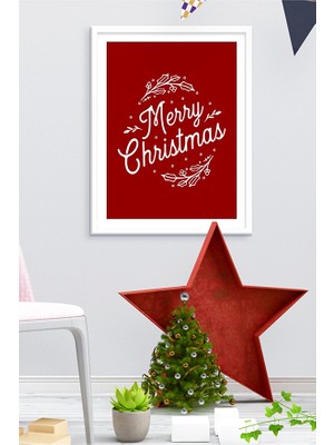 Özcanlar Çerçeve Çerçeveli Tablo Yılbaşı Ürünleri Dekorasyon Ev Dekoru Konsept Tekli Çerçeve ÖZC-346