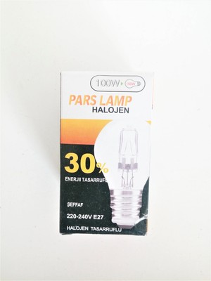 Pars 100W Tasarruflu Halojen Ampul 10 Adet