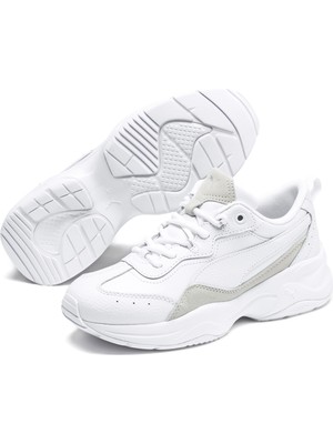 Puma Cılıa Lux Woman's White Sportshoes
