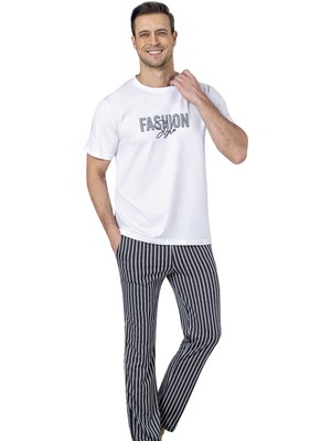 Alperi 18016 Erkek Yazlık Kısakol Pijama Takım