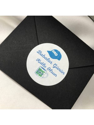 Casalinghi Babalar Günün Kutlu Olsun Stıcker Mat 4 cm - 33 Adet