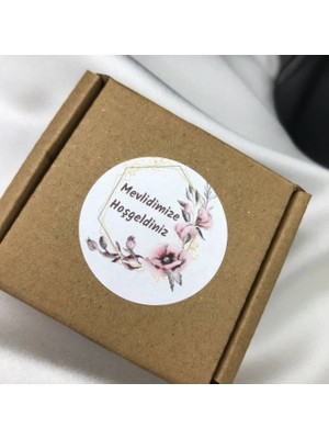 Casalinghi Mevlid Etiketi Hazır Mat Hoşgeldiniz 4 cm 33 Adet