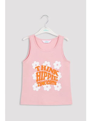 Penti Çok Renkli Kız Çocuk Think Hippie 4lü Pijama Takımı