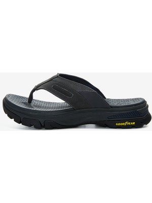 Skechers RALCON SD - SEA TERRA Erkek Siyah Parmak Arası Terlik - 204392 BKBL