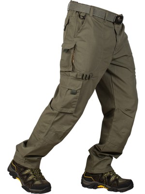 CosyWolf Erkek Haki Tactical Pantolon