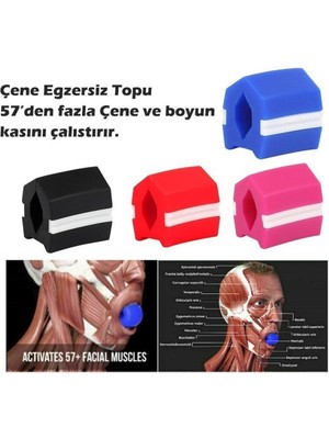 Çene Egzersiz Topu Çene Çizgisi Güçlendirici