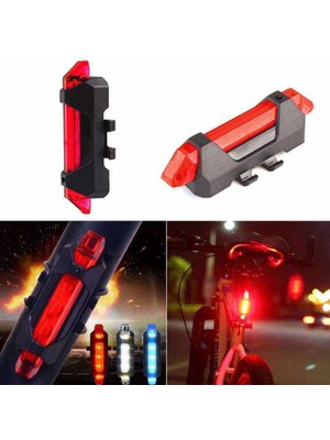 Toptan 55 Fonksyonlu Bisiklet Arka Stop Uyarı Ikaz Işığı Şarjlı 4 Modlu Lamba