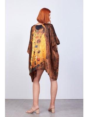 Nomads Felt Ipek Gold Kimono Kaftan Pareo Gustav Klimt