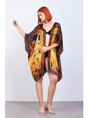 Nomads Felt Ipek Gold Kimono Kaftan Pareo Gustav Klimt