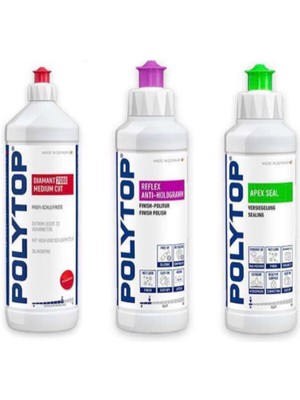 Polytop 5000 Ince Pasta Reflex Hare ve Apex Boya Koruma Seti 250 ml