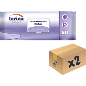 Vücut Temizleme Havlusu 20×32 cm 50’li Paket 2 Paket