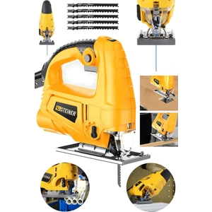 Alman 4000 W Sjs Metal Şanzuman 6 Kademe Devirli Bakır Sargılı Dekupaj Testere Makinesi