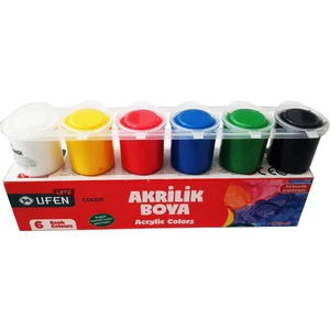 Ufen 6 x 25 ml Akrilik Boya 6 Renk