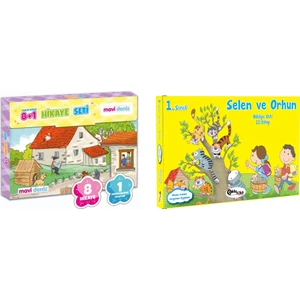 1. Sınıf Çoklu Zeka Yayınları Selen ve Orhun 12 Kitap + Mavi Deniz Yayınları Yakup Ile Kiraz 8 Kitap