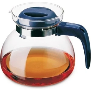 Isıya Dayanıklı Borosilikat Cam De mlik 1.5 Lt. Mavi