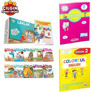2. Sınıf  Laklak + Çoklu Zeka Yayınları Okuma Anlama + Colorful English