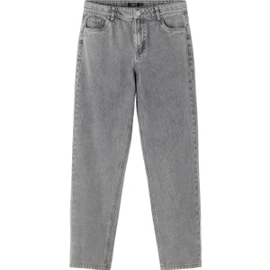 Normal Bel Düz Açık Gri Erkek Çocuk Denim Pantolon - 13202185