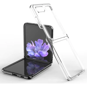 Samsung Galaxy Z Flip Kılıf Metal Görünümlü Ultra Ince Katlanabilen Crieff Case