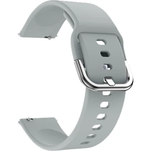 Xiaomi Watch S1 ve S1 Active Silikon Kordon 22 mm Uyumlu (Gri)