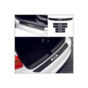 Kia   Için Bagaj ve Kapı Eşiği Karbon Oto Sticker