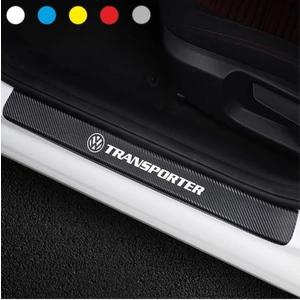 Volkswagen Transporter   Için Bagaj ve Kapı Eşiği Karbon Oto Sticker