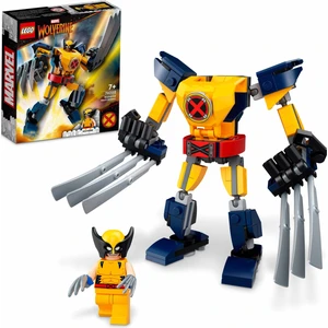 Marvel Wolverine Robot Zırhı 76202 # Süper Kahraman Seven Çocuklar İçin Koleksiyonluk Robot Zırh ve Minifigür İçeren Yaratıcı Oyuncak Yapım Seti (141 Parça)