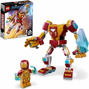 Marvel Iron Man Robot Zırhı 76203 # Süper Kahraman Seven Çocuklar Için Koleksiyonluk Robot Zırh ve Minifigür Içeren Yaratıcı Oyuncak Yapım Seti (130 Parça)