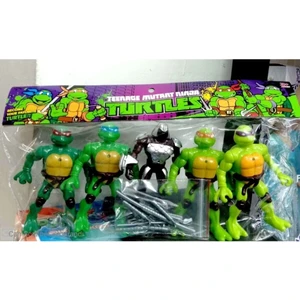 Ürün Sarayı Ninja Kaplumbağalar Oyuncak Işıklı 5 'li Set