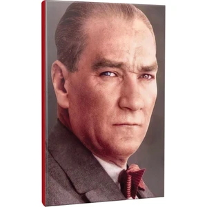 Halk Kitabevi Ankara - Çizgili Atatürk Defteri - 64 Sayfa