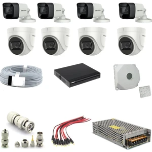 Hıkvısıon Kamera 2mp 1080P 8 Adet Fullhd Güvenlik Kamera Seti