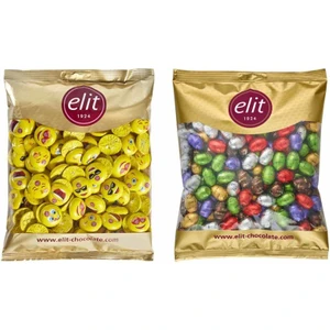 Elit Mini Elitoloji 1 kg-Chocoeggy Yumurta 1 kg 2'li Set Glutensiz