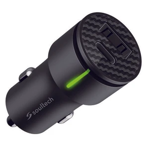 SC501S Usb-C 20W Usb-A 3.0A Hızlı Araç Şarjı Siyah