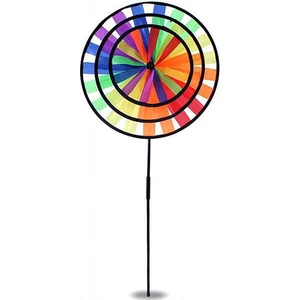 100 cm Gökkuşağı Fırıldak Rüzgar Gülü (Yurt Dışından)