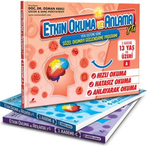 Adeda Yayıncılık Etkin Okuma ve Anlama Seti 3. Kademe - Osman Abalı