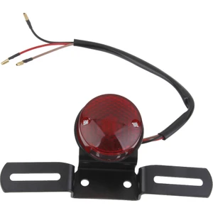 Harley Cafe Racer Chopper Için Motosiklet Arka Lambası Fren Durak Işık Plakası (Yurt Dışından)